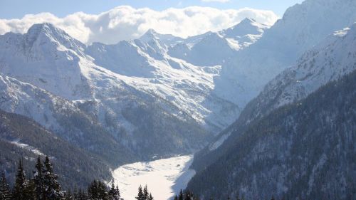 Diga di Frera vista dalla cima Magnolta