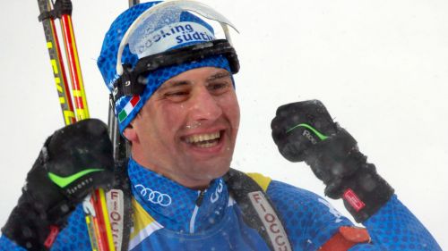 Lukas Hofer: 'Non sono al top ma ho sparato come so'. L'emozione di Windisch