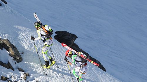 Matheo Jacquemoud e Kiliam Jornet Burgada durante la terza tappa