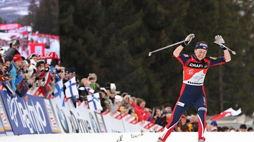 Justyna Kowalczyk arrivo