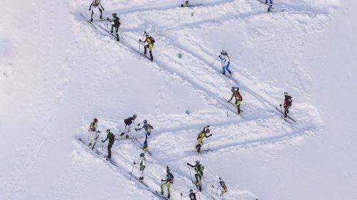 la salita verso Cima Grostè