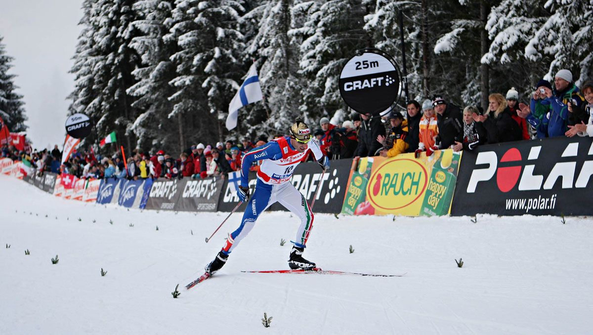 Arrivo di Giorgio di Centa - Edizione 2010
del Tour de Ski in val di Fiemme
© Newspower Canon