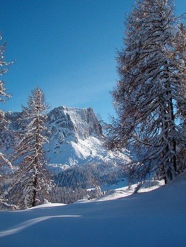 il monte Formin visto scendendo dal Passo Giau.Foto da www.bellunovirtuale.com