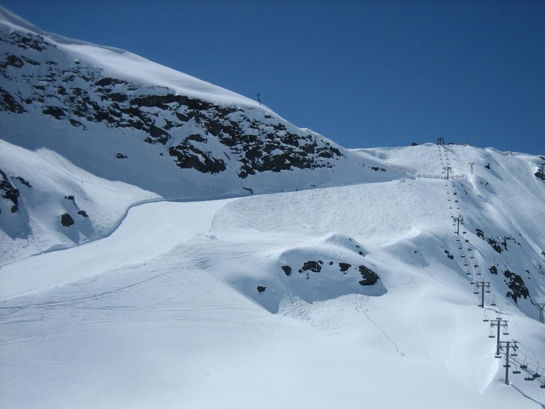 Il colle che apre la strada alle magnifiche piste de La Rosière