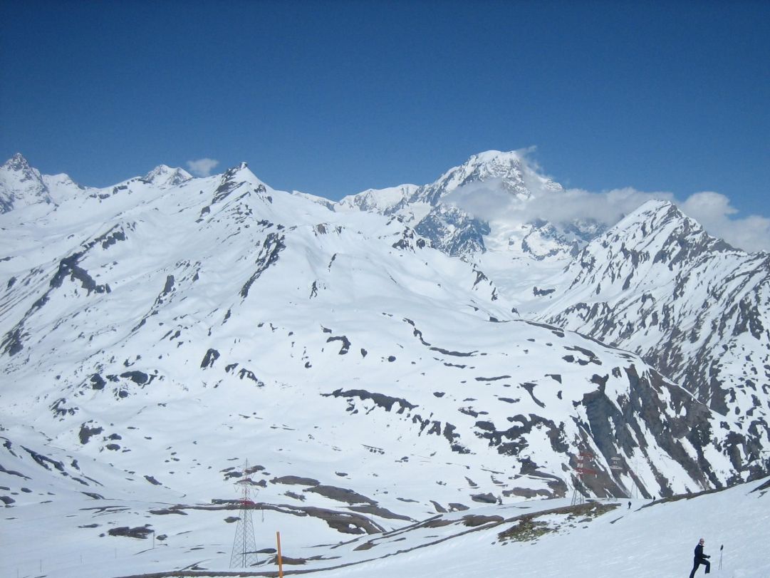 Vista spettacolare dalla seggiovia del Piccolo San Bernardo