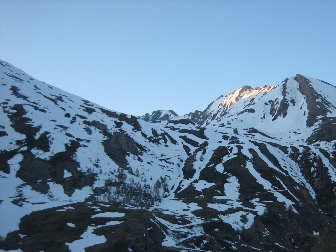 Ultime luci sul vallone di Orgère