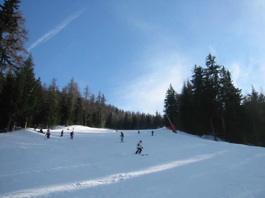 pista di rientro nera