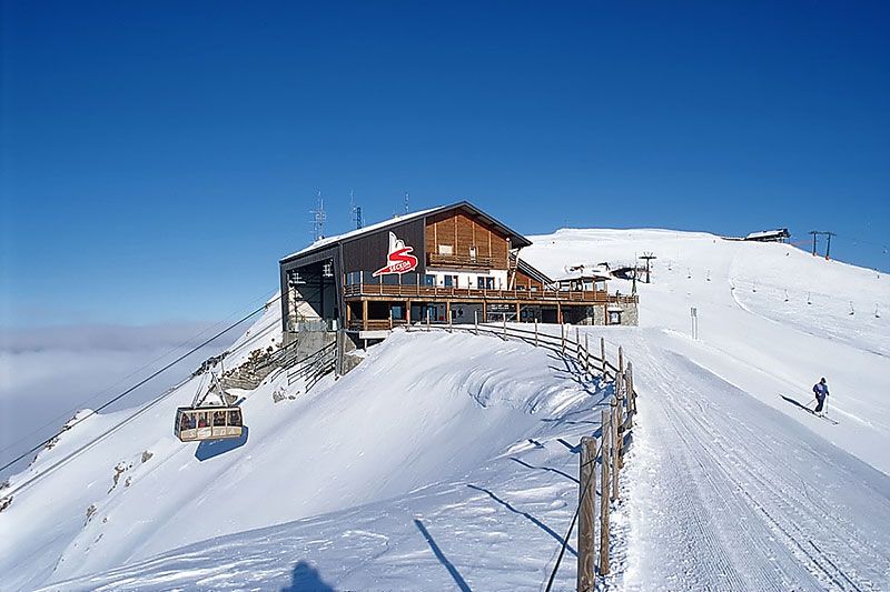 Seceda stazione arrivo funivia