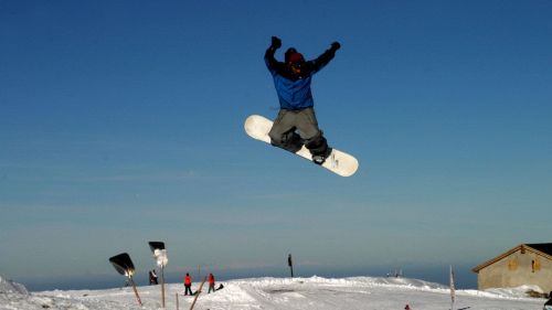 Snow board al Corno alle Scale