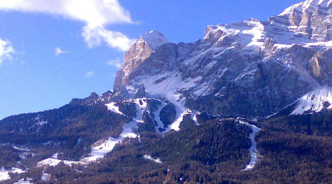 pista Olimpia delle Tofane di Cortina d'Ampezzo (foto Bianchi mediaplan)