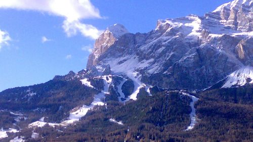 CdM 2008: Pista Olimpia a Cortina innevata