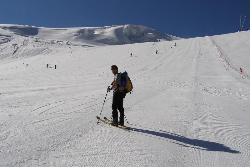 sulle piste del Plateau rosà