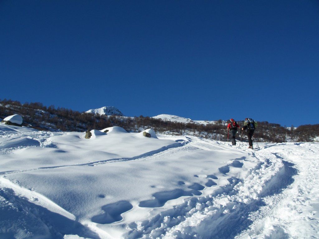 a metà della salita