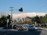 Piste innevate dal centro di Santiago