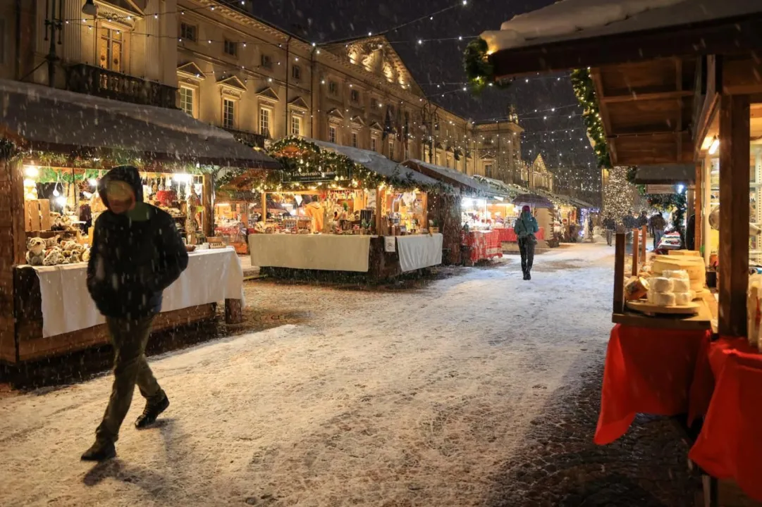 Marché Vert Noël, l’incantevole villaggio alpino di Natale nel centro di Aosta