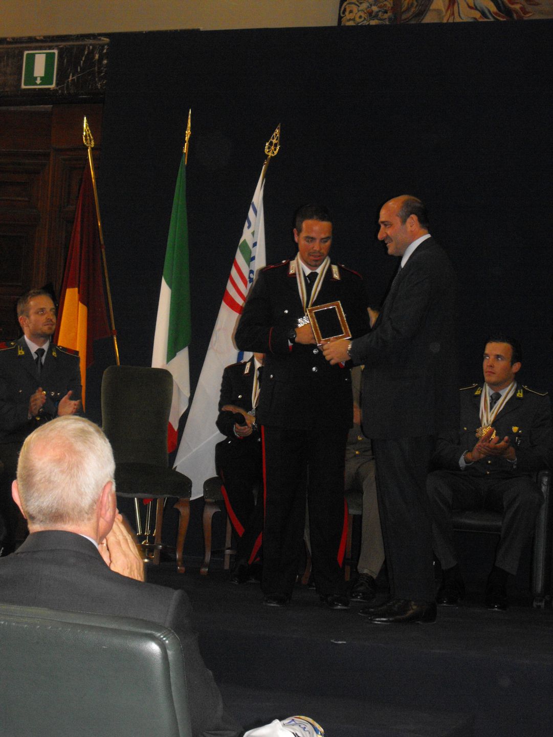 La premiazione di Peter Fill