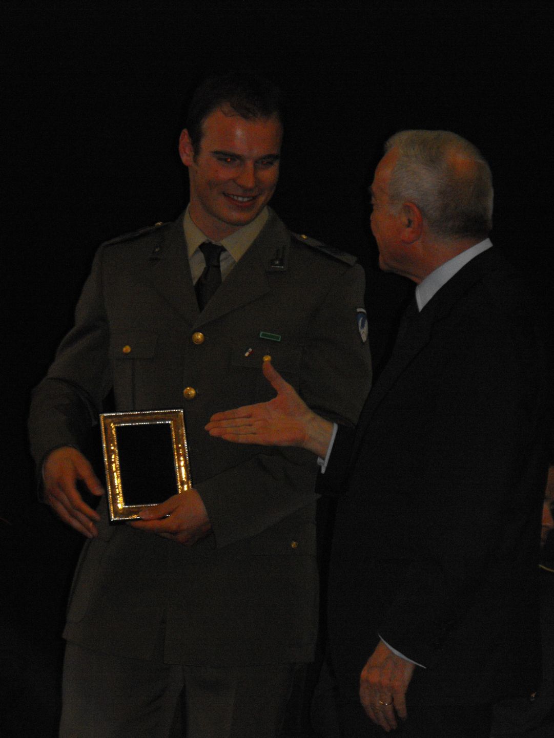 La premiazione di Giuliano Razzoli come Atleta Fisi 2010
