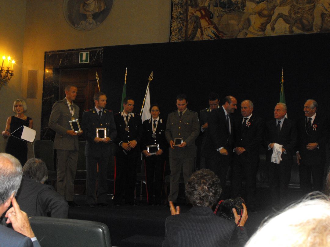 Foto di gruppo dopo la premiazione