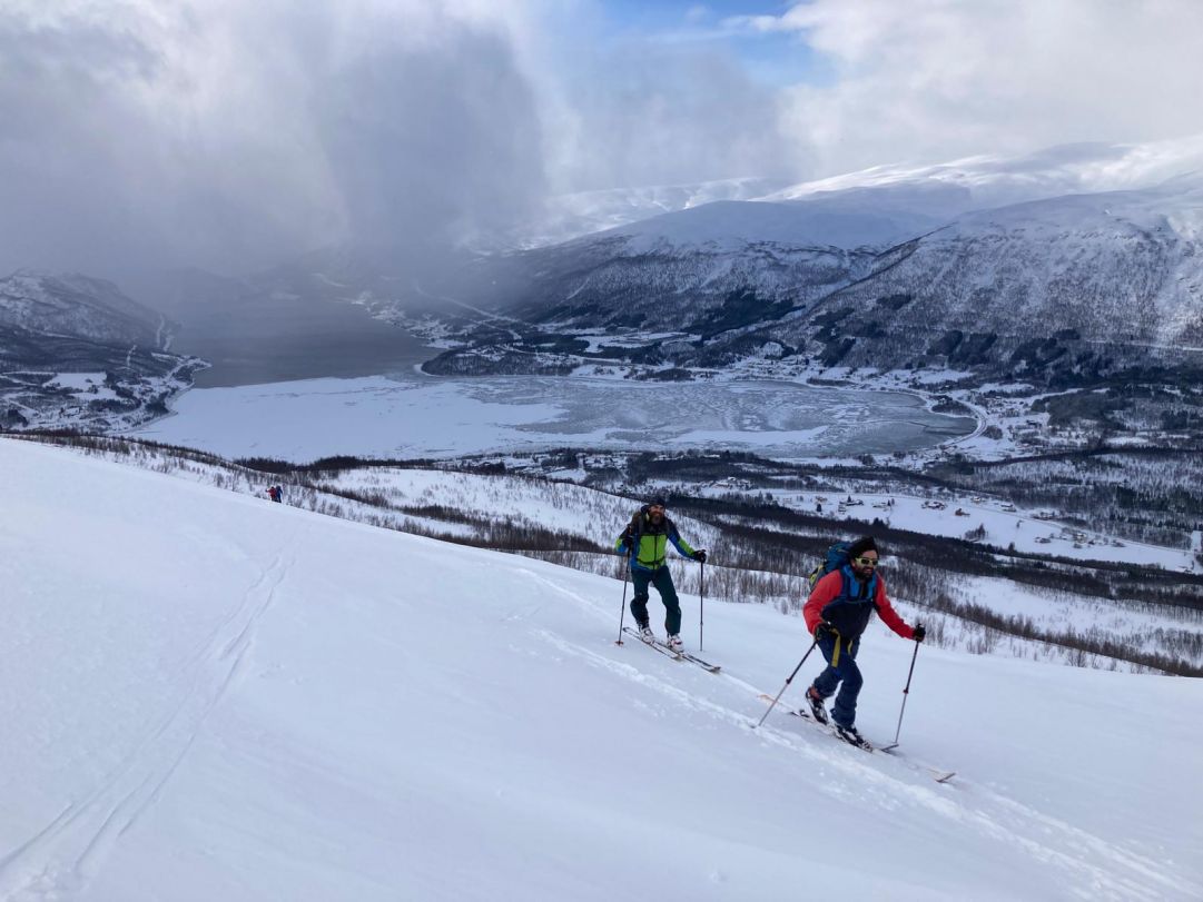 SkiTouring in Norvegia con il gruppo ProUp. Secondo giorno