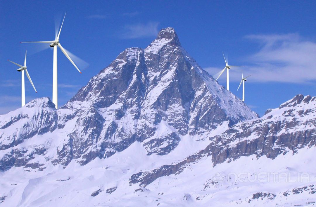 Centinaia di pale eoliche sulle montagne svizzere per battere la crisi energetica?
