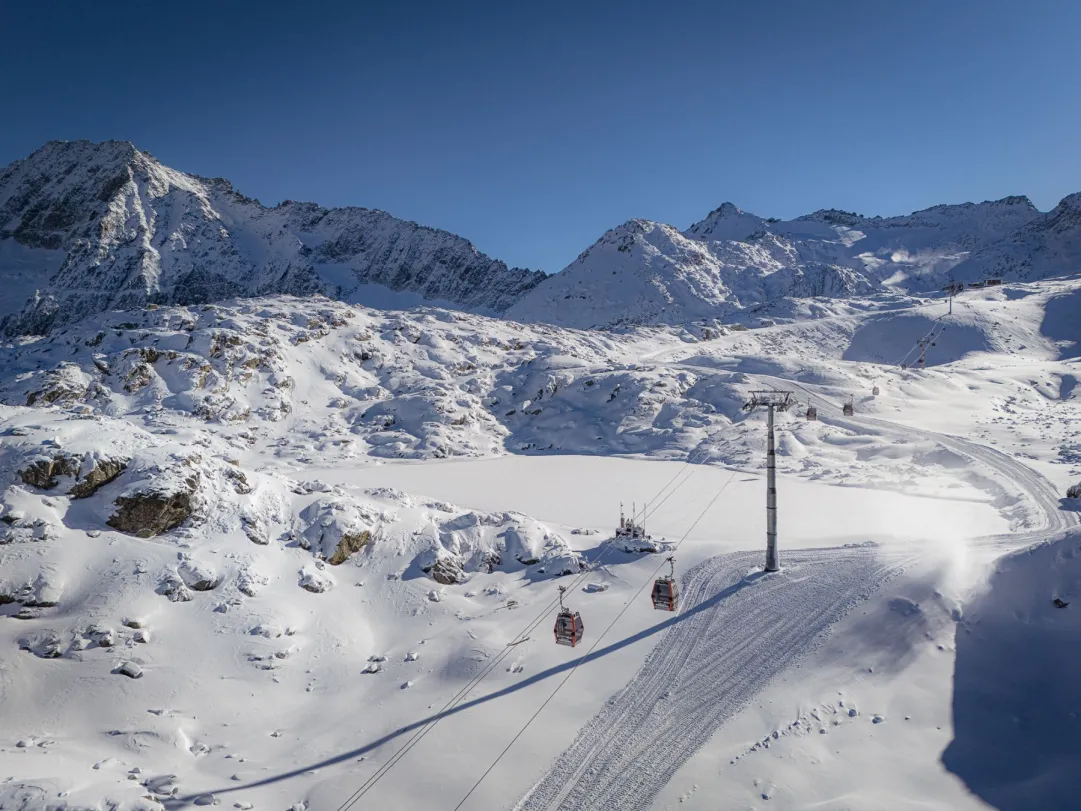 Il 22 novembre apre il ghiacciaio Presena