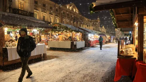 Marché Vert Noël, l’incantevole villaggio alpino di Natale nel centro di Aosta