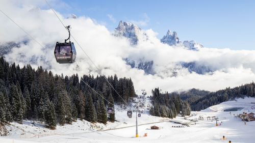 San Martino di Castrozza apre in anticipo. Si scia il weekend del 29 e 30 novembre