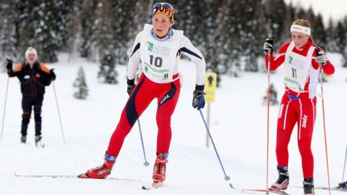 La Norvgese Ingunn Hultgreen davanti alla connazionale Ingrid Vikmann