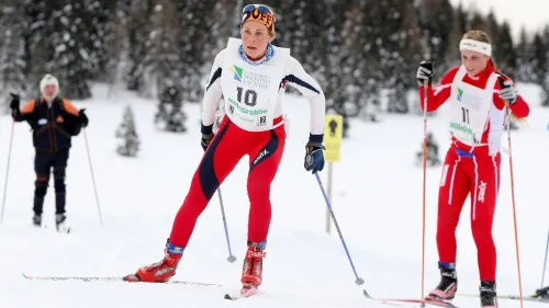 La Norvgese Ingunn Hultgreen davanti alla connazionale Ingrid Vikmann