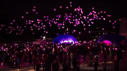 “I Light Pila”, la fiaccolata di solidarietà per la lotta ai tumori al seno