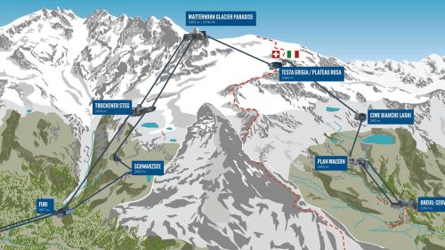 Matterhorn paradise map