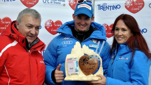 A Dominik Paris il Premio "Sciare col Cuore". Sabato la gara sul Monte Bondone