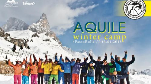 "Aquile" Winter Camp, il 13 gennaio una giornata dedicata all'outdoor a Passo Rolle 