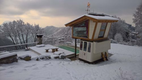 Cablewayroom, il bed and breakfast per dormire in funivia