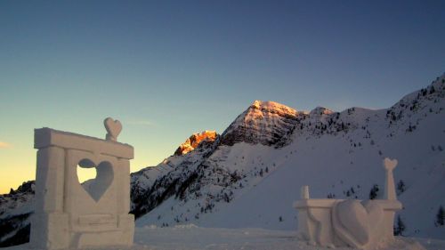 Ski Area San Pellegrino, apre la Pista degli Innamorati