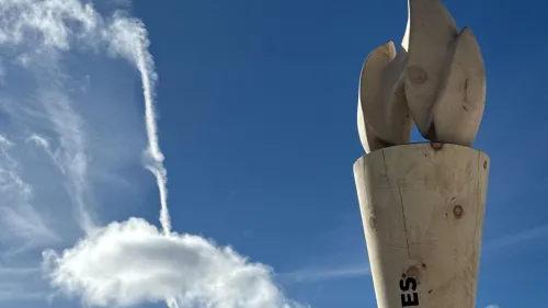 La Fiamma Olimpica arriva sulle Dolomiti