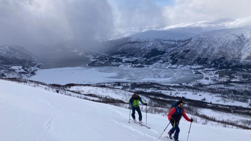 SkiTouring in Norvegia con il gruppo ProUp. Secondo giorno