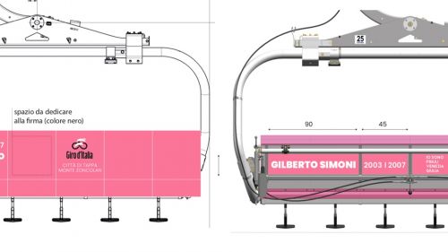 Zoncolan, una seggiovia rosa dedicata al Giro d'Italia