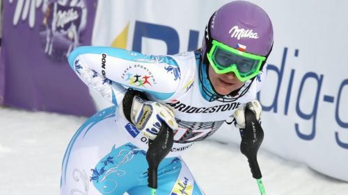 Katie Uhlaender prova il suo nuovo skeleton in galleria del vento
