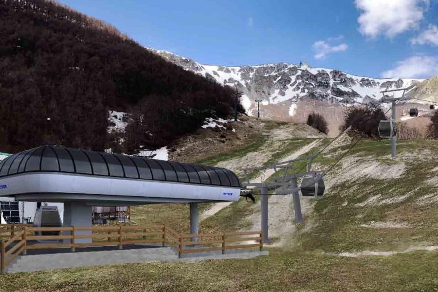 Nuova cabinovia 'Pallottieri' a Roccaraso