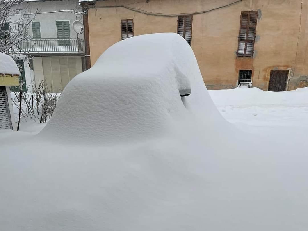 Nevicate in Piemonte, sulle Prealpi lombarde e sugli Appennini