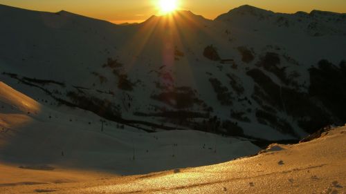 Val di Luce al tramonto