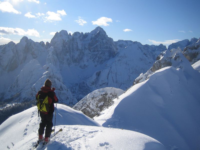 La seconda risalita è stata invece fino in cima... ne valeva la pena, c'erano anche due aquile reali ad attenderci.