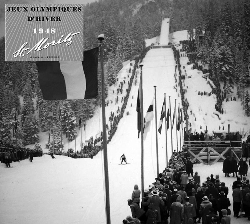 La cittadina svizzera di Sankt Moritz, non colpita dalla guerra, ospitò per la seconda volta i giochi olimpici.