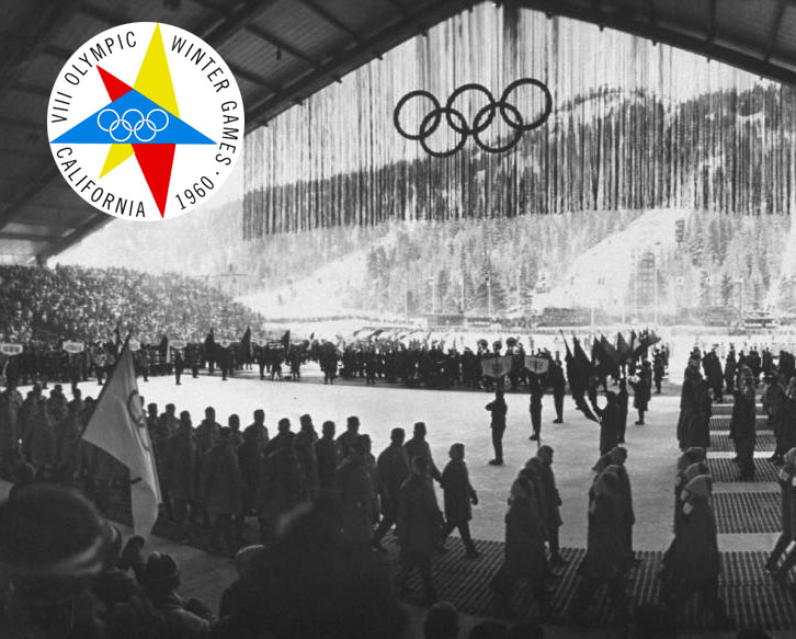 VIII Olympic Winter Games nella Squaw Valley, nei pressi del Lago Tahoe in California.