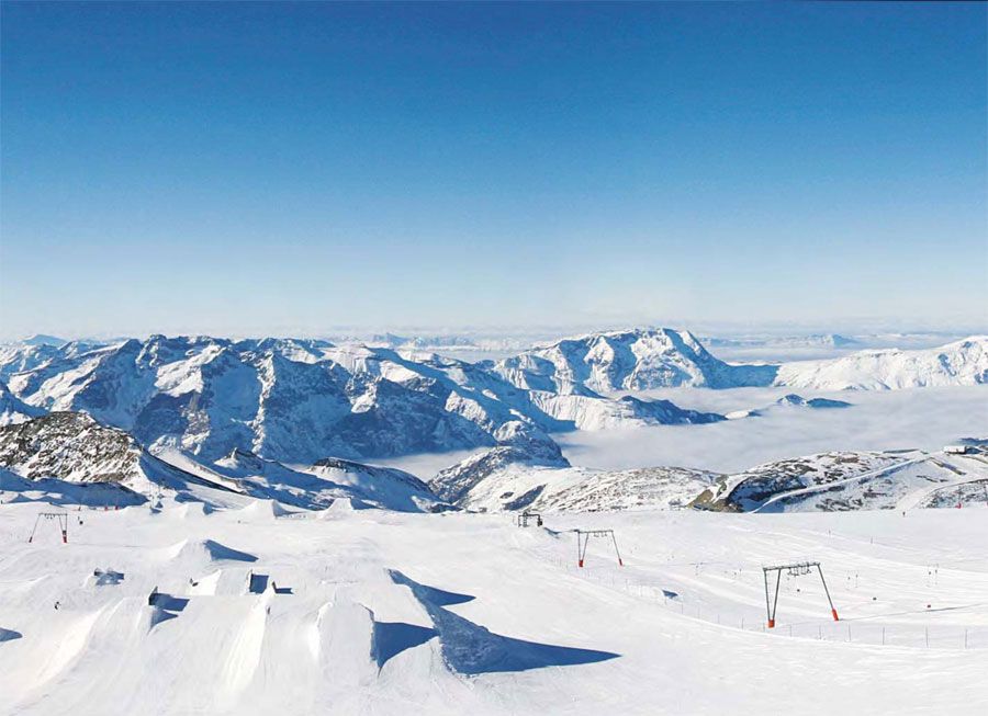 ghiacciaio estivo Les2alpes