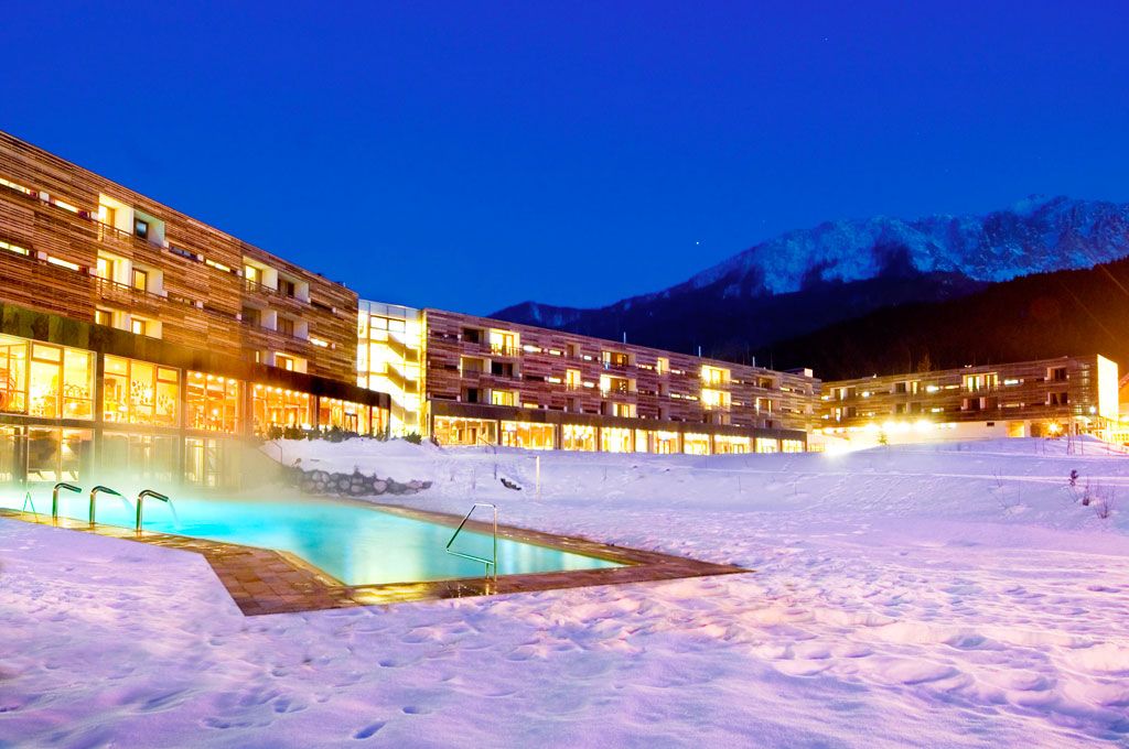 Piscina Esterna in inverno