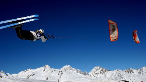 snowkite a La Thuile