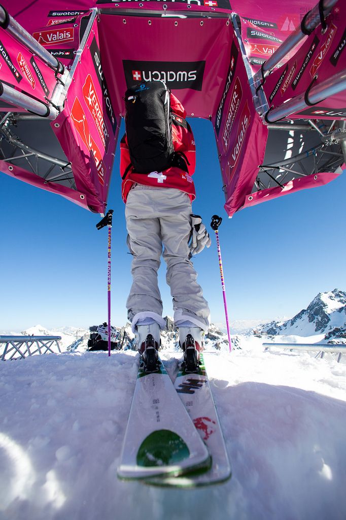 xtreme freeride a Verbier, la partenza