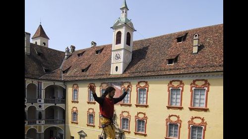 Slackliner in Hofburg